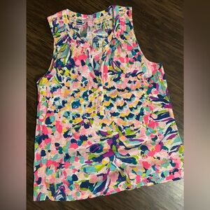 Lilly Pulitzer Essie Top in Pin Colada Club